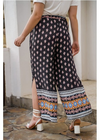 Boho Plus-size Pants with Split legs