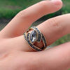 Boho Ethnic Crystal Ring