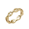 Boho Gold Twisted Chunky Rings