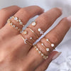 Vintage Boho Rings Set