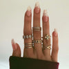 Vintage Boho Rings Set