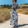 Robe Hippie Chic Bleue