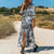 Robe Hippie Chic Bleue