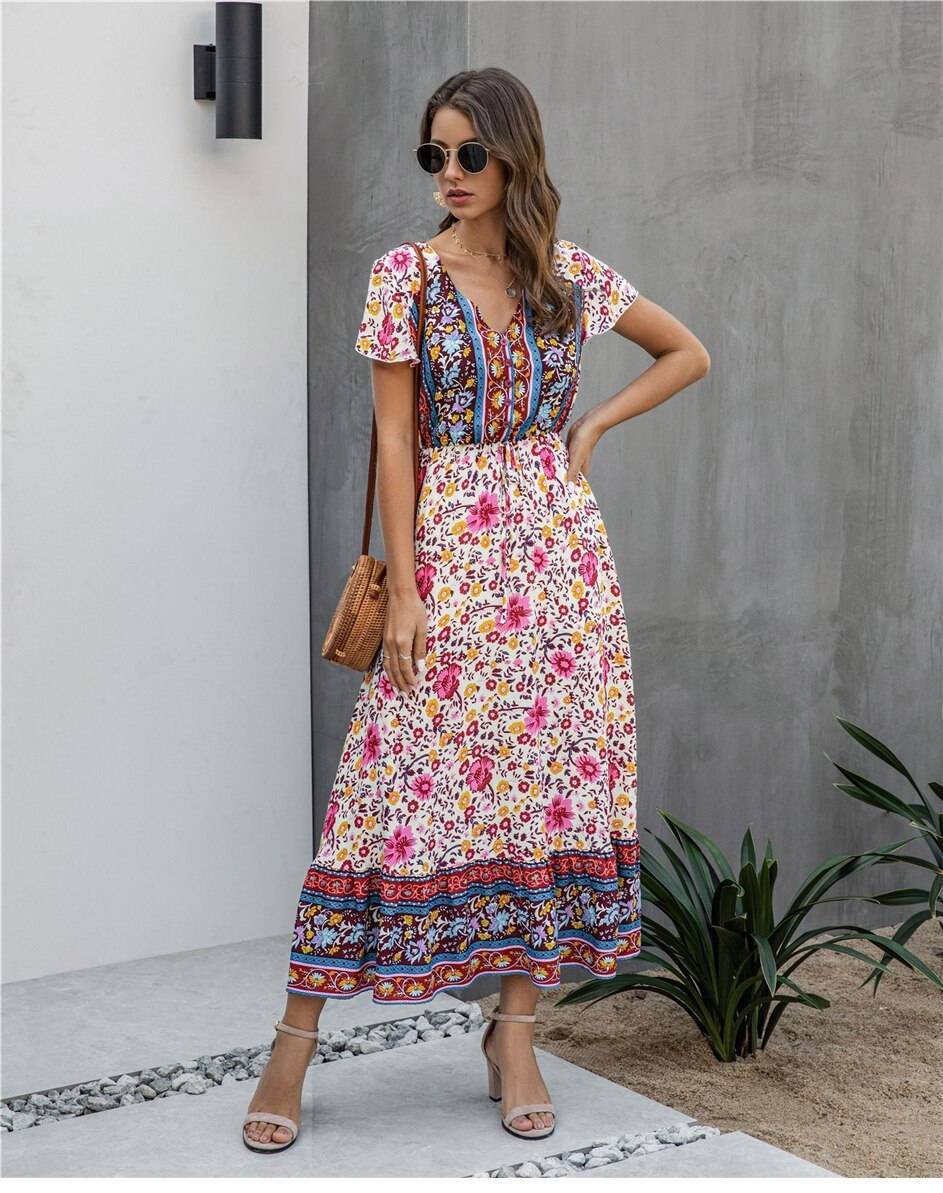 Robe Longue Boho Hippie Chic