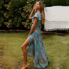 Robe Longue Échancrée Boho