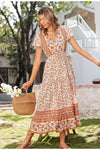 Robe Longue Imprimee Boho