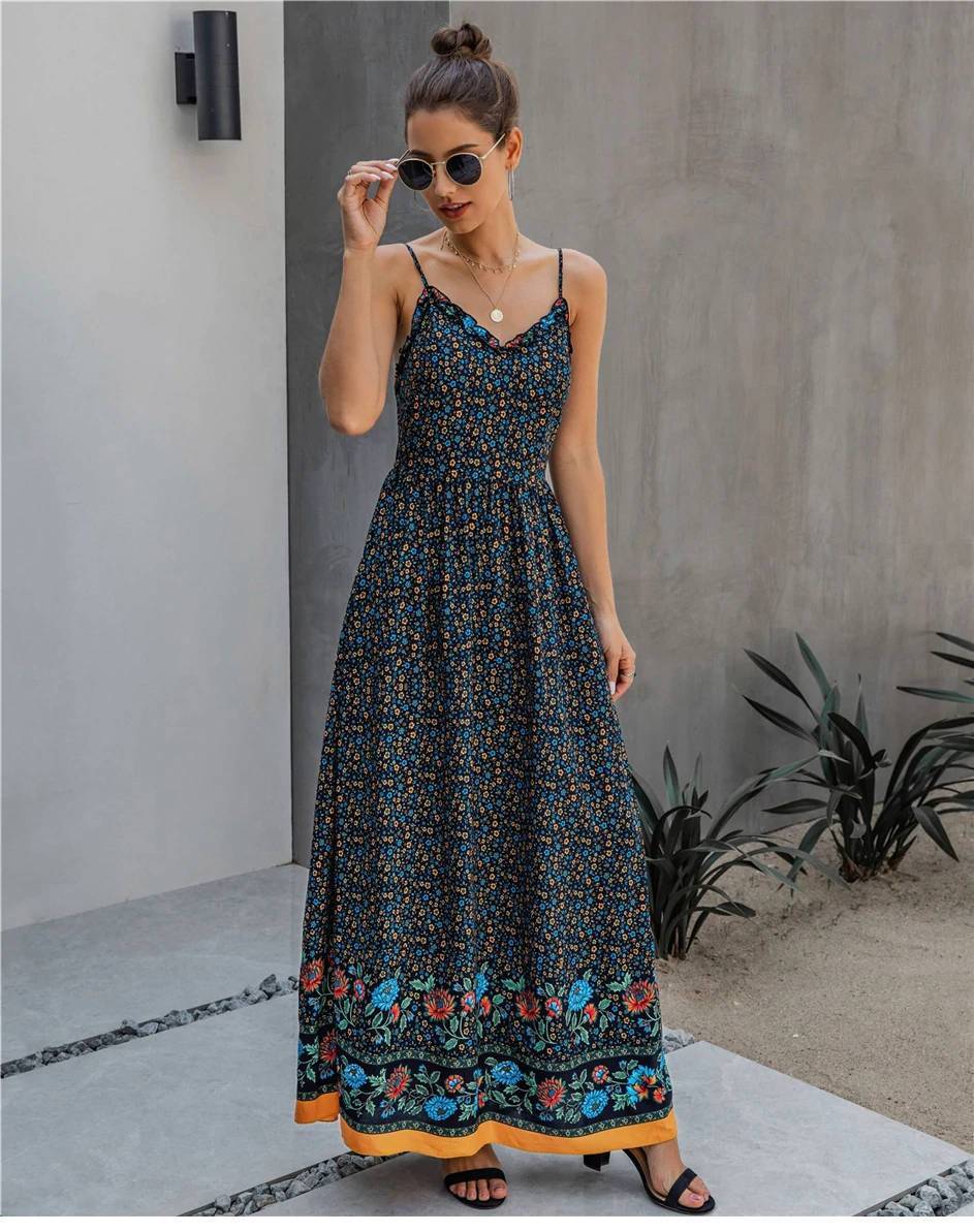 Robe Longue Plage Hippie