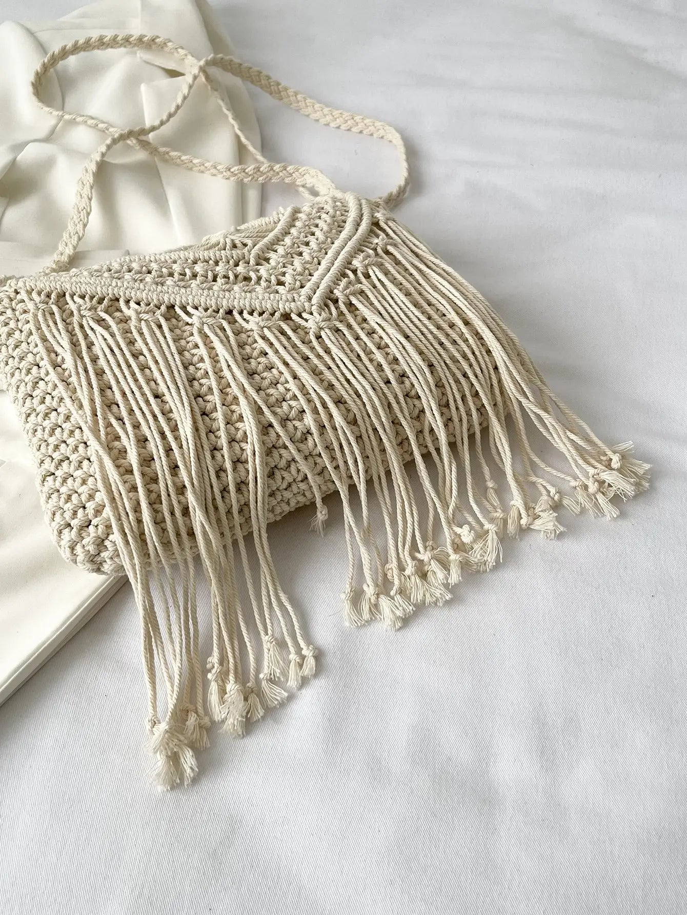 Boho Crochet Crossbody Bag