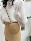 Beige Boho Shoulder Bag