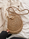 Boho Crossbody Straw Bags