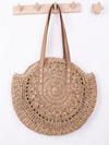 Round Boho Straw Bags