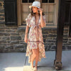 Short Front Long Back Boho Dress