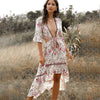 Split Boho Chic Dress