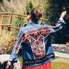 Boho Ethnic Denim Jacket