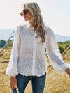 White Boho Blouse