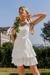 white bohemian dress