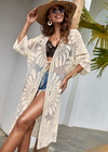 Mid-length Kimono White Lace Boho