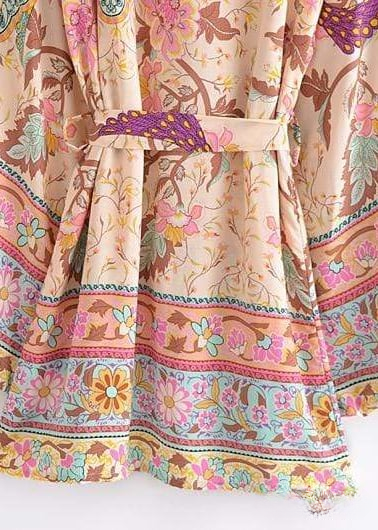 Chic Boho Floral Kimono for women