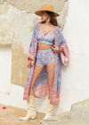 Pretty Boho Kimono Floral Pastel