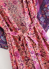 Pretty Boho Kimono Pink floral