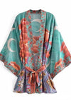 Boho Printed Stylish Kimono Belted