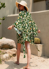 Summer Boho Kimono Green Floral