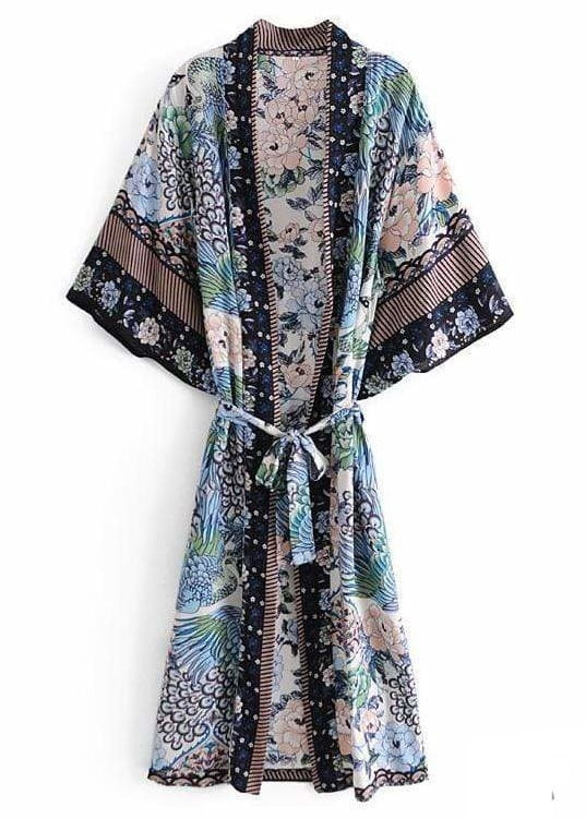 Boho Vintage Kimono Floral