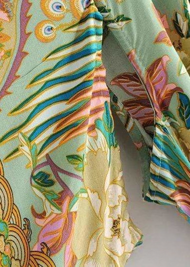 Pretty Long Boho Kimono Colorful Floral