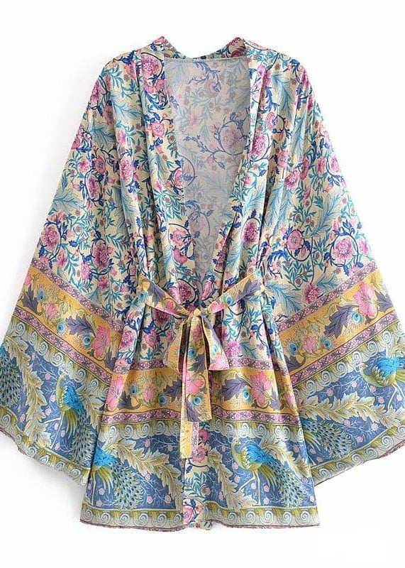 Whitney Summer Floral Boho kimono