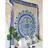 Blue Boho Wall Tapestry