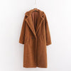 Long Boho Teddy Coat