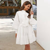 Bohemian Bloomer Dress in White