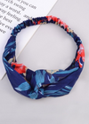 Boho Headband Blue with red accents