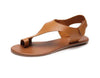 Boho Camel Leather Sandals