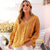 Boho Chic Yellow Knit Pullover