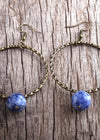 Boho Vintage Earrings - Natural Stone