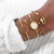 Boho Gold Bracelet Marine Set