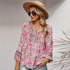 Boho Hippie Blouse in Pink