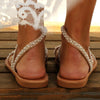 Boho Rhinestones Sandals