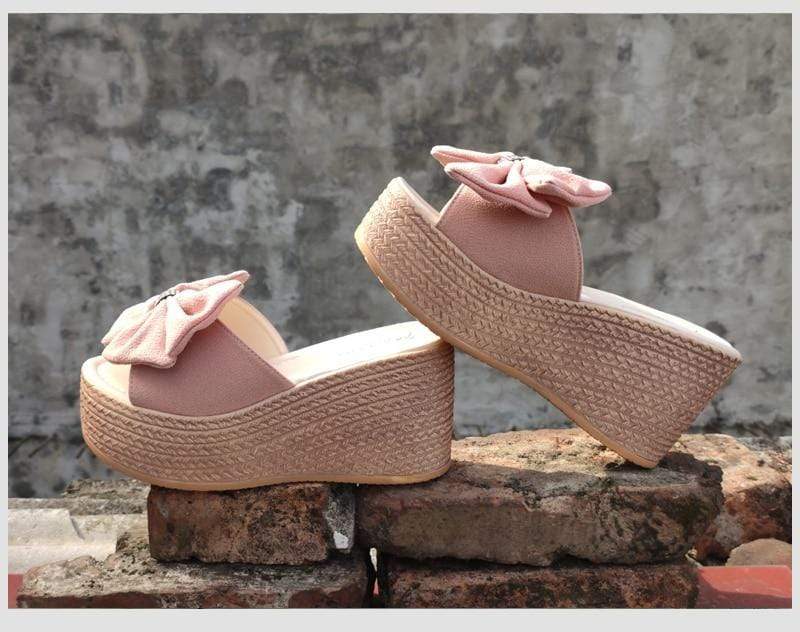 Born BOHO Platform Sandals Womens Size 8 Brown Leather Wedge Slip On | eBay