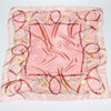 Boho trendy pink Scarf chains pattern