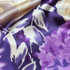 Boho Floral Purple Scarf
