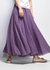 Long Boho Flared Skirt Unicolored