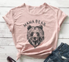 Boho Mama Bear Beige T-shirt