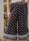 Boho Plus-size Pants with Split legs