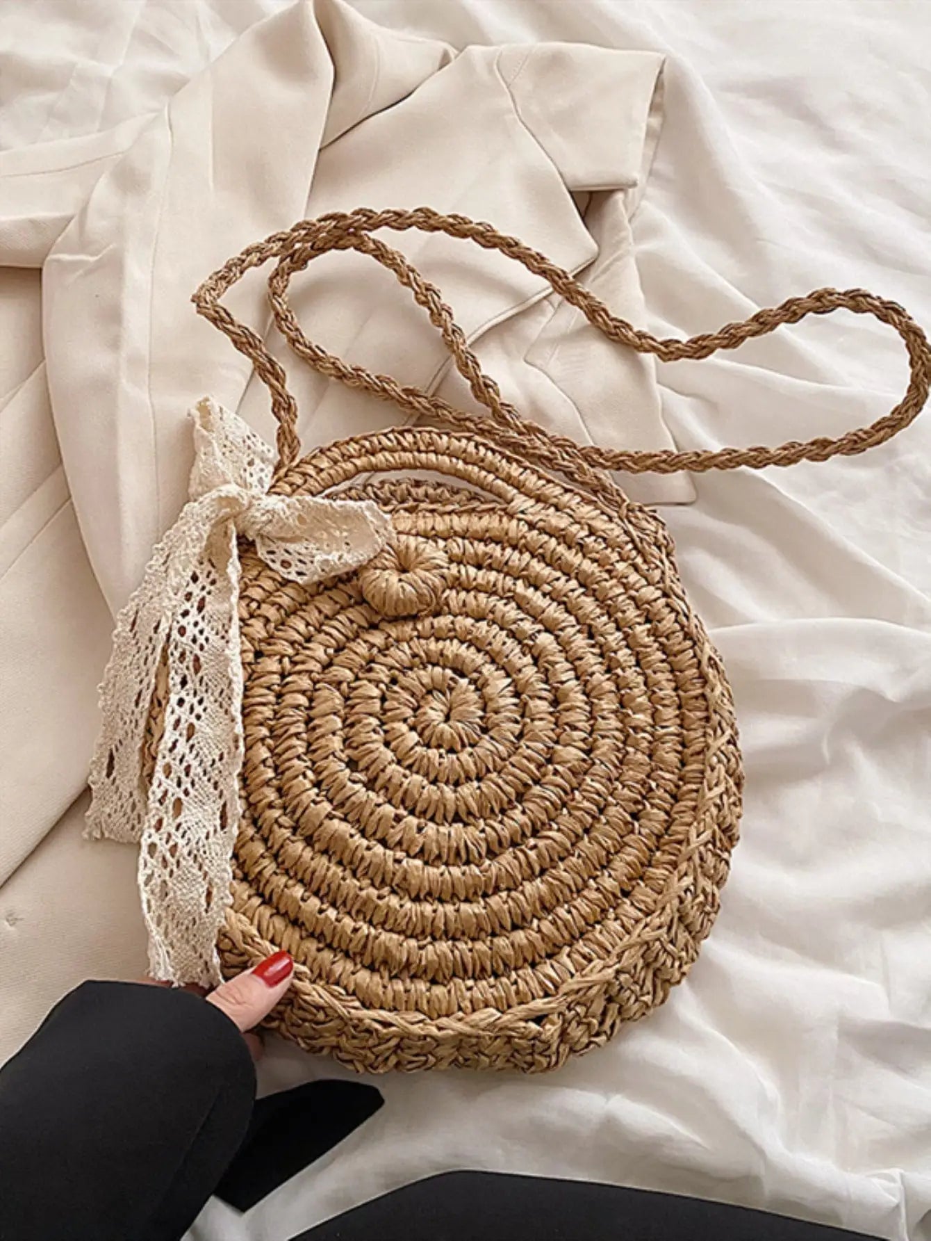 Boho Crossbody Straw Bags Boho Mood