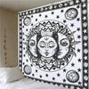 Black and White Boho Tapestry