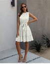 White Boho Chic Mini Dress