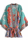 Boho Printed Stylish Kimono Belted