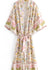 Long Boho Summer Kimono floral print
